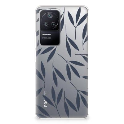 Xiaomi Poco F4 | TPU Case | Leaves Blue