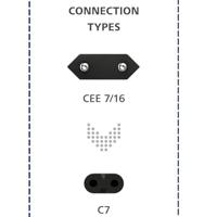Hama Netsnoer Euro-stekker - 2-pol.-koppeling (dubbele Groef) 2,5 M - thumbnail