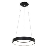 Steinhauer Led hanglampRinglede Ø 48cm zwart - 2695ZW - thumbnail