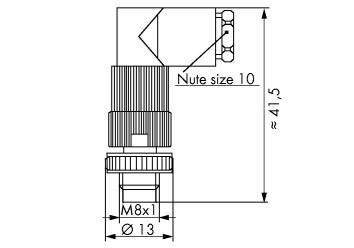 WAGO 756-9105/030-000 Connector voor sensor-/actuatorkabel Inhoud: 5 stuk(s)