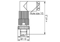 WAGO 756-9105/030-000 Connector voor sensor-/actuatorkabel Inhoud: 5 stuk(s) - thumbnail