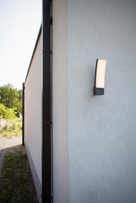 Wandlamp buiten zwart led &apos;Kira&apos; wandlamp led lamp 4000k 31 cm