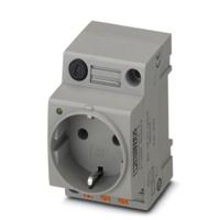Phoenix Contact EO-CF/PT/LED/F Schakelkastcontactdoos Grijs 1 stuk(s) - thumbnail