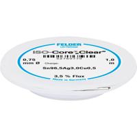 Felder ISO-Core Clear SAC305 Soldeertin Spoel Sn96,5Ag3Cu0,5 0.75 mm - thumbnail