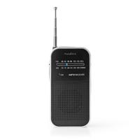 Nedis FM-Radio | Draagbaar Model | AM / FM | Analoog | 1.5 W | 1 stuks - RDFM1110SI RDFM1110SI - thumbnail