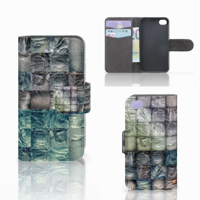 Wallet Case met Pasjes Apple iPhone 4 | 4S Spijkerbroeken - thumbnail