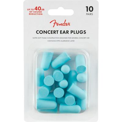 Fender Concert Ear Plugs Daphne Blue (10 paar) gehoorbescherming Fender Concert Ear Plugs Daphne Blue (10 paar) gehoorbescherming