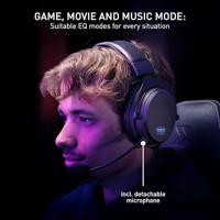CHERRY XTRFY H3 Wireless, Draadloze Gamingheadset, Esports-Geoptimaliseerd Geluid, Voor Gamen, Streamen En Muziek, Afneembare Microfoon, Comfortabel, Zwart - thumbnail