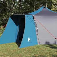Tipi Tent met dak Blauw en Grijs 492 x 492 x 275 cm Stof - thumbnail