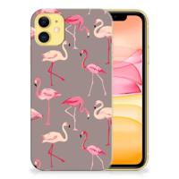 Apple iPhone 11 | TPU Hoesje | Flamingo - thumbnail