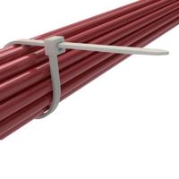 Kabelbinders 20,3cm x 2,5mm zilver (100st) - thumbnail