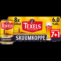 Texels Skuumkoppe Bier Blik 7+1 x 330ml bij Jumbo - thumbnail