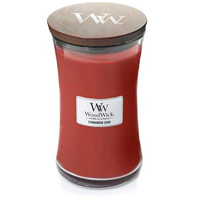 WoodWick large candle cinnamon chai