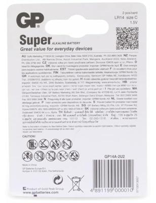 GP Super Alkaline engelse st.LR14 C 14A 3012415 GP Super Alkaline engelse st.LR14 C 14A 3012415