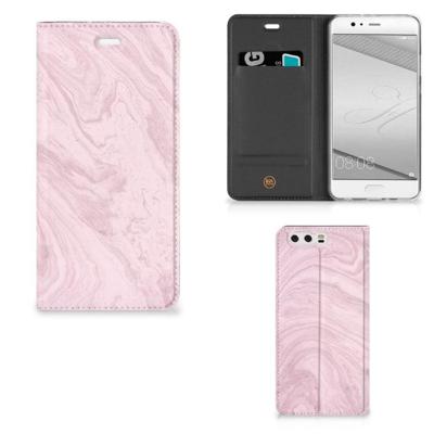 Huawei P10 Plus | Standcase | Marble Pink - Origineel Cadeau Vriendin Huawei P10 Plus | Standcase | Marble Pink - Origineel Cadeau Vriendin