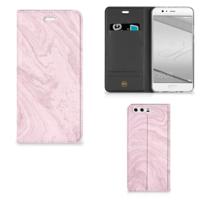 Huawei P10 Plus | Standcase | Marble Pink - Origineel Cadeau Vriendin - thumbnail