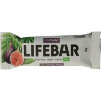 Lifebar energiereep vijg raw en bio 40 Gram - thumbnail