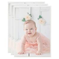 VidaXL Fotolijsten 3 st voor wand of tafel 18x24 cm mdf zilverkleurig - thumbnail