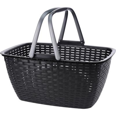 Excellent Houseware Mand met handvaten antraciet
