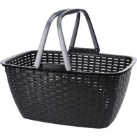 Excellent Houseware Mand met handvaten antraciet - thumbnail