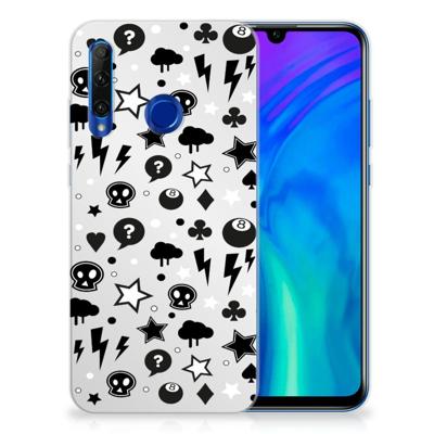 Silicone Back Case Honor 20 Lite Silver Punk Silicone Back Case Honor 20 Lite Silver Punk