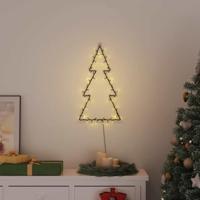 VidaXL Kerstverlichting kerstboom silhouet 80 leds warm wit - thumbnail