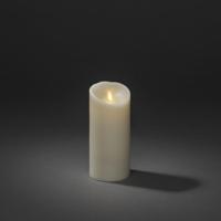 Konstsmide 1612-115 LED-kaars met echte was Crème-wit Warmwit (Ø x h) 88 mm x 134 mm - thumbnail