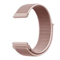 By Qubix - Sport Loop nylon bandje - Zacht roze - Compatible met Garmin Vivoactive 6 / Vivoactive 5 / Vivoactive 3 - Compatible Garmin bandje - Bandbreedte: 20mm - thumbnail