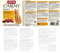 ANIMONDA Carny Adult Beef, chicken and duck hearts - nat kattenvoer - 400g - thumbnail