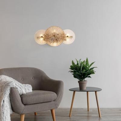Searchlight PlafondlampWagon Wheel goud - 88210-6BZ