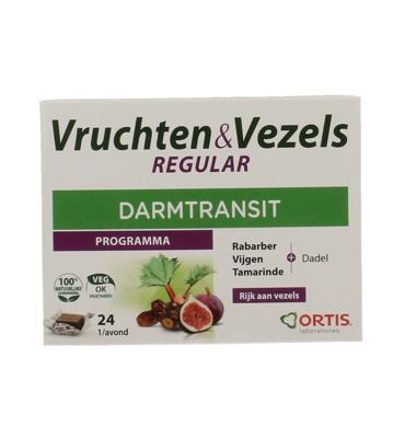 Ortis Vruchten & Vezels Regular Blokjes 24 Ortis Vruchten & Vezels Regular Blokjes 24