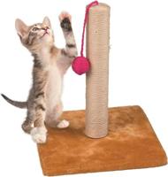 Maxxpro Pet toys krabpaal met balletje hout 30 x 35 cm - thumbnail