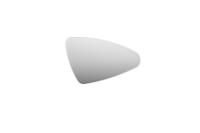 INK SP22 Spiegel - 120x4x70cm - organisch - in stalen kader - rechts aluminium wit mat 8409221 - thumbnail