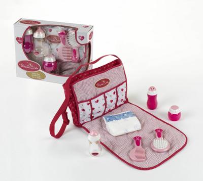 Theo Klein Baby Coralie poppenverzorgingstas met accessoires