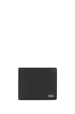 Hugo Boss Signature Collection Trifold Portemonnee black Heren portemonnee Hugo Boss Signature Collection Trifold Portemonnee black Heren portemonnee