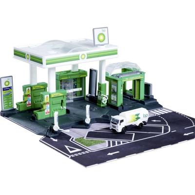 Majorette bp tankstation met voertuig