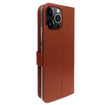 Valenta Book Case Gel Skin Apple iPhone 14 Pro Max Brown