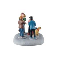 Lemax small jazz band kerstdorp tafereel Caddington Village 2025 - thumbnail