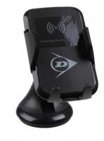 Dunlop telefoonhouder met draadloze oplaadfunctie 12 cm zwart - thumbnail