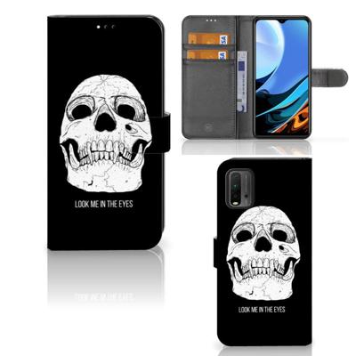 Telefoonhoesje met Naam Xiaomi Redmi 9T | Poco M3 Skull Eyes Telefoonhoesje met Naam Xiaomi Redmi 9T | Poco M3 Skull Eyes