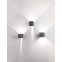 Lyora Vierkante opbouwspotComo grijs - 847407 - thumbnail