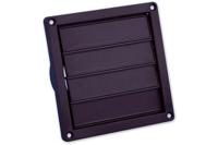 Nedco lamellenrooster rand - 155 x 155 mm - Ø 100 - 130 mm - bruin - 62500602 - thumbnail