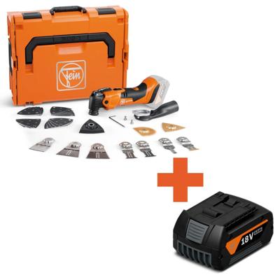 Fein Multimaster AMM 500 Plus Top 71293863000 Multifunctioneel accugereedschap Zonder accu, Zonder lader, Incl. accessoires, Incl. koffer 33-delig 18 V Aantal Fein Multimaster AMM 500 Plus Top 71293863000 Multifunctioneel accugereedschap Zonder accu, Zonder lader, Incl. accessoires, Incl. koffer 33-delig 18 V Aantal