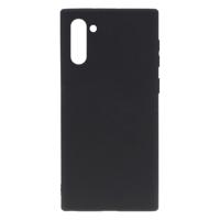 Shop4 - Samsung Galaxy Note 10 Hoesje - Zachte Back Case Mat Zwart - thumbnail