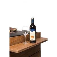 Happy Cocooning: Teakhouten Side Table klein met Poeder coated/rubber steunen - 2 stuks - thumbnail