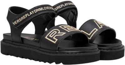 Replay Sandalen JT420008S-0168 Zwart / Goud-30 maat 30
