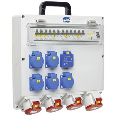 AS Schwabe FIXO 14D MAX 61525 CEE-stroomverdeler 400 V 32 A AS Schwabe FIXO 14D MAX 61525 CEE-stroomverdeler 400 V 32 A