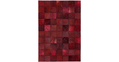 Vloerkleed Xylo Hand - Red Cross Stitch