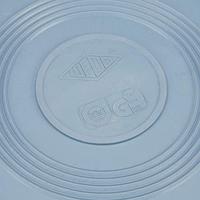 Rolkruk staalplaat rood hoogte met/zonder belasting 430/440 mm bovenste d. 295 m - thumbnail