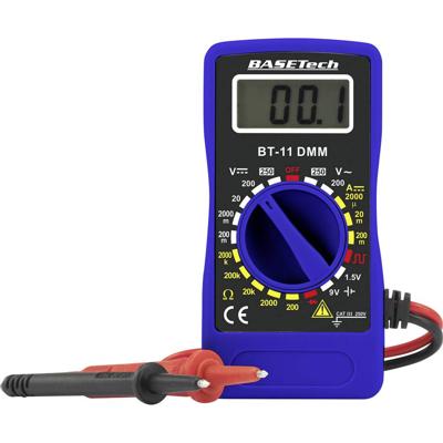 Basetech BT-11 Multimeter Digitaal CAT III 250 V Weergave (counts): 2000 Basetech BT-11 Multimeter Digitaal CAT III 250 V Weergave (counts): 2000